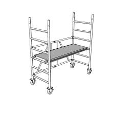 Plieninis statybinis bokštelis MS ProSteel 320 (Single product)